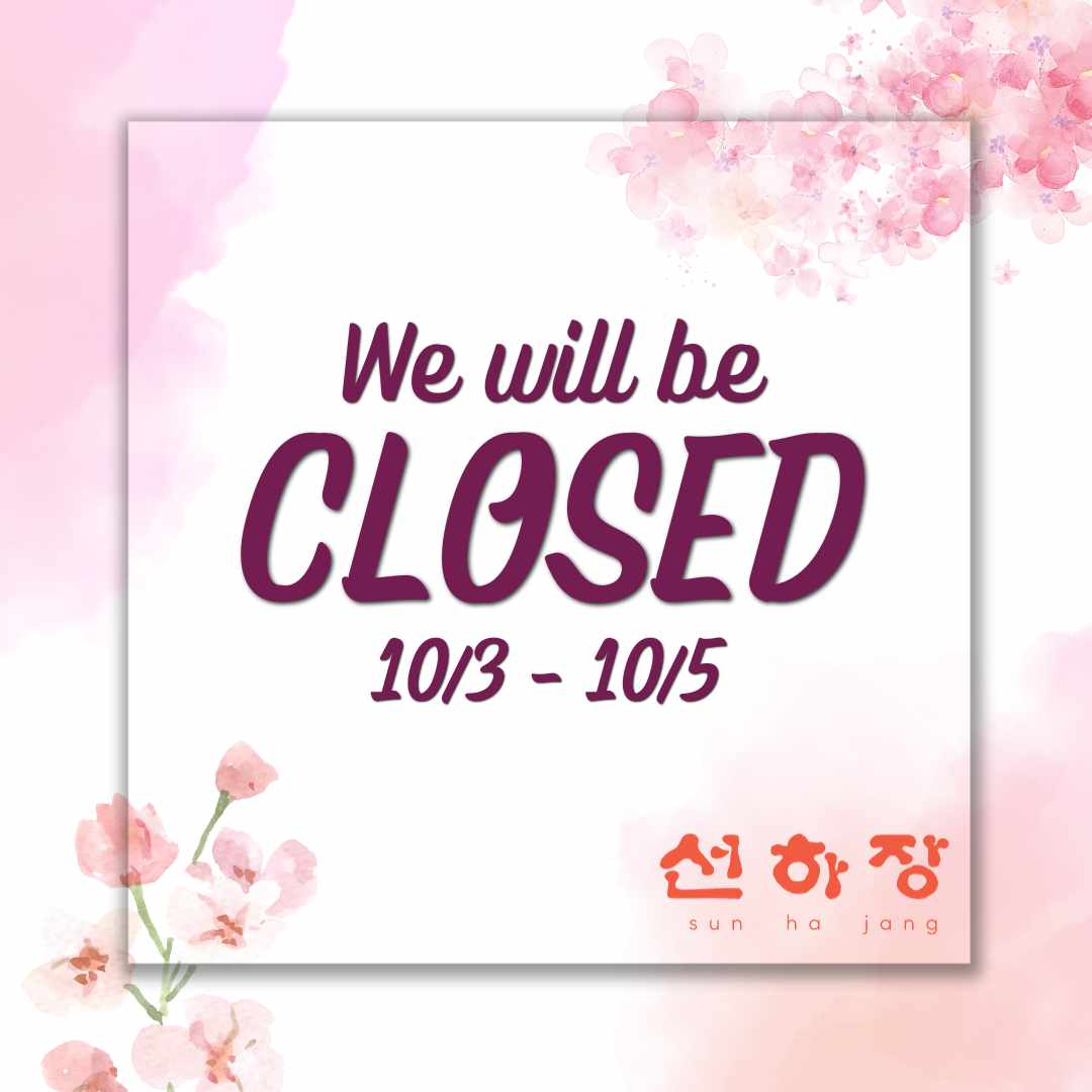 Instagram post, we are closed, October 03-05, 2023